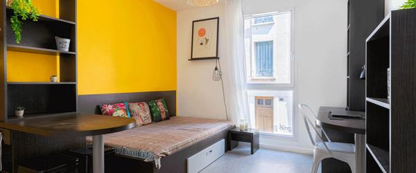 A VENDRE Investissement LMNP résidence étudiante : Appartement 1 pièce de 19.02 m2 situé à Lyon 8