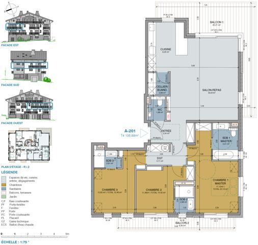 Vente Appartement de luxe Megève 4 Pièces 107 m²