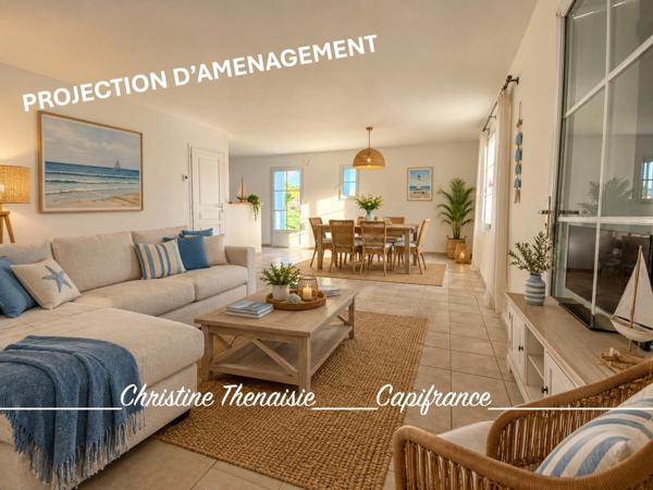 Maison à vendre 3 pièces coeur de ville avec terrain BEAUVOIR SUR MER (85)
