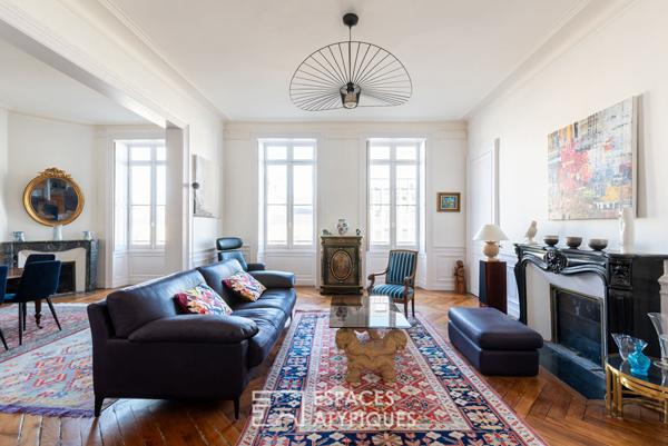 Appartement sur les quais à l’élégance intemporelle