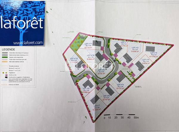 Achat terrain près de AUNAY SUR ODON - 674 m² - 39 772 €