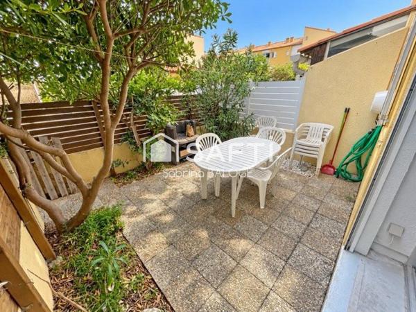 Appartement en rez-de-jardin avec belle terrasse
