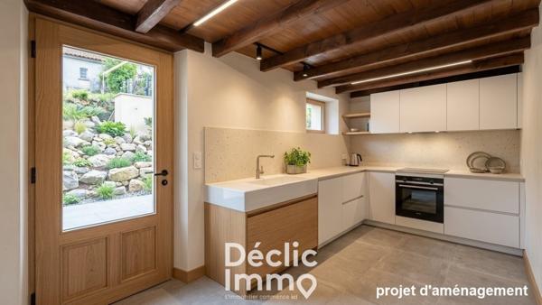 Vente maison mitoyenne Ruelle sur touvre, 56m² 3 pièces 69 800€ avec garage