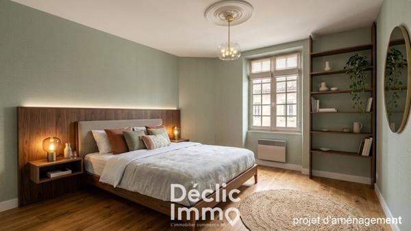 Vente maison mitoyenne Ruelle sur touvre, 56m² 3 pièces 69 800€ avec garage