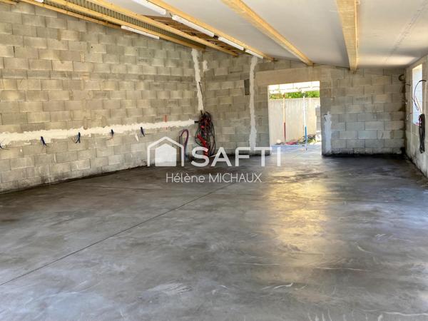 Maison avec studio et garage de 90m2