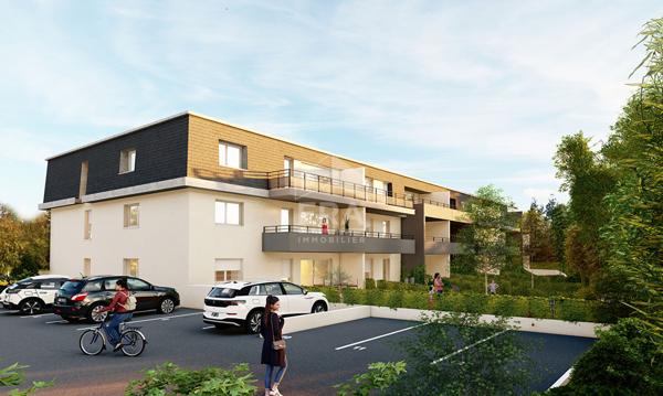 Appartement T2 neuf de grand standing à vendre à Olemps, avec jardin et terrasse
