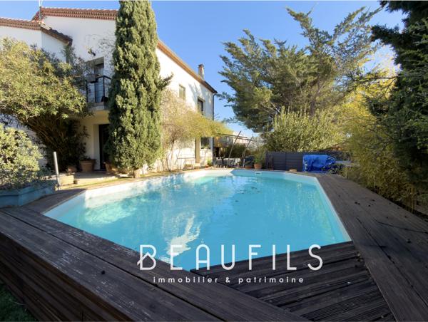 Frontignan (34110) FRONTIGNAN - Villa de Charme 215m² avec piscine & jardin