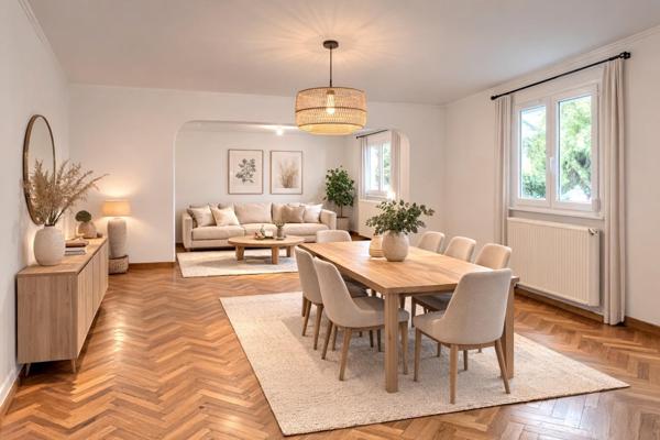 Maison 85 m², 3 chambres, grand jardin 498 m²