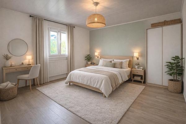 Maison 85 m², 3 chambres, grand jardin 498 m²