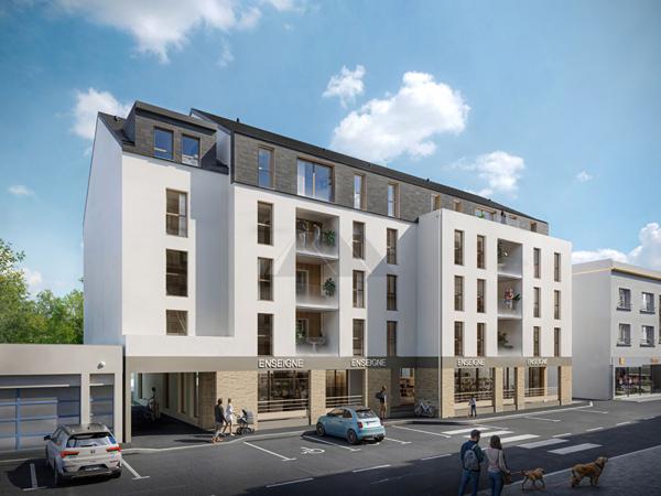 A VENDRE APPARTEMENT T5 TERRASSE CENTRE VILLE LANDERNEAU