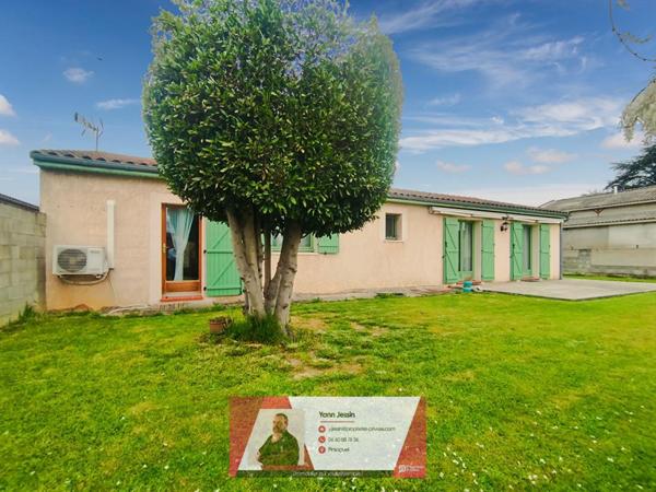 Maison de plain-pied 120 m² avec grand terrain de 1 360 m² à Roques (31120)