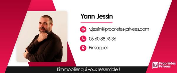 Maison de plain-pied 120 m² avec grand terrain de 1 360 m² à Roques (31120)