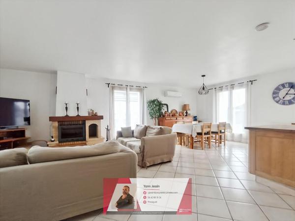 Maison de plain-pied 120 m² avec grand terrain de 1 360 m² à Roques (31120)