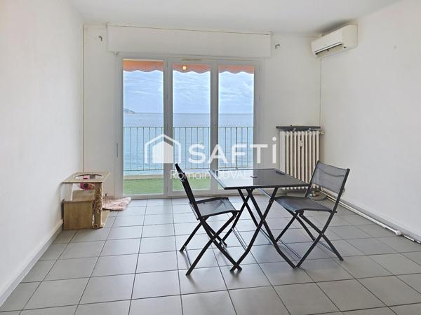 Appartement T3 avec vue mer panoramique et terrasse de 18 m²