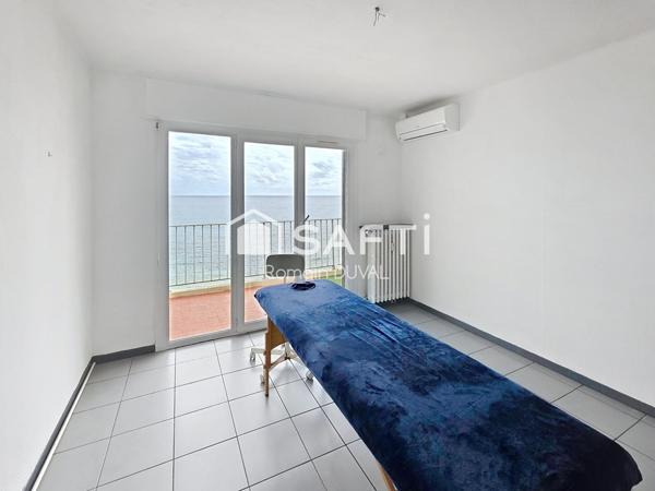 Appartement T3 avec vue mer panoramique et terrasse de 18 m²