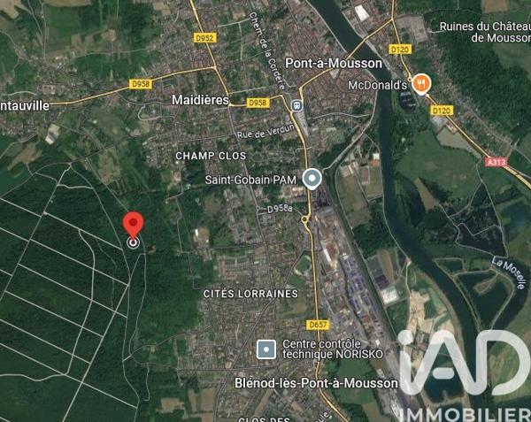 Terrain à vendre 5 998 m² Pont-à-Mousson