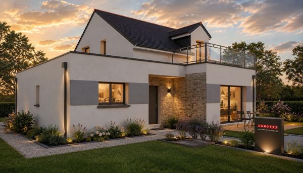 Terrain + Maison à vendre 5 pièces - 131 m²