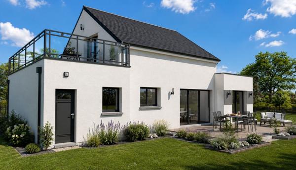 Terrain + Maison à vendre 5 pièces - 131 m²