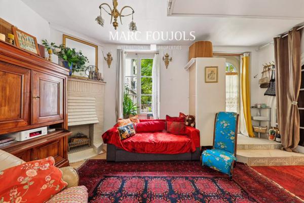 A VENDRE APPARTEMENT 3 pièces en rez de jardin PASSY-MUETTE