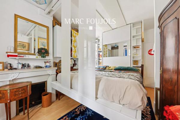 A VENDRE APPARTEMENT 3 pièces en rez de jardin PASSY-MUETTE