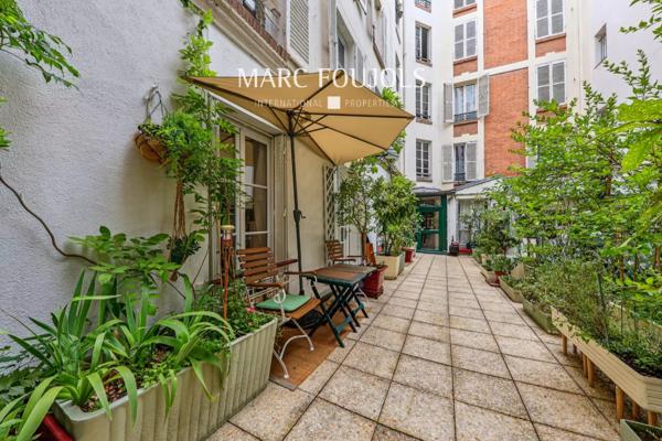 A VENDRE APPARTEMENT 3 pièces en rez de jardin PASSY-MUETTE