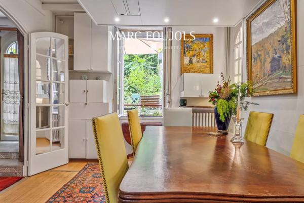 A VENDRE APPARTEMENT 3 pièces en rez de jardin PASSY-MUETTE