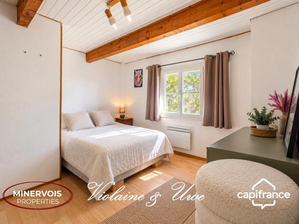 AZILLE – MAISON DE 184 M² AU MILIEU DES VIGNES AVEC PISCINE ET PANNEAUX SOLAIRES
