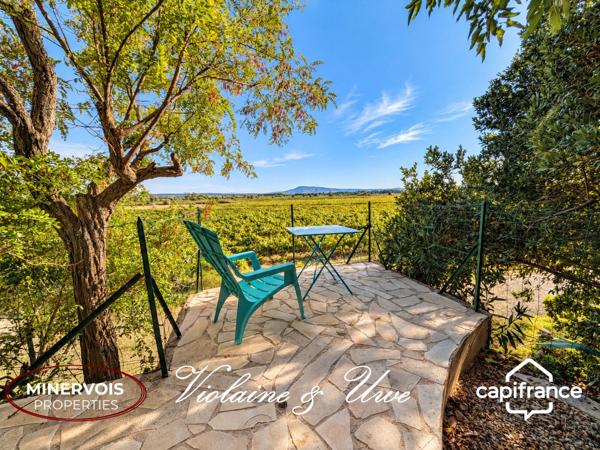 AZILLE – MAISON DE 184 M² AU MILIEU DES VIGNES AVEC PISCINE ET PANNEAUX SOLAIRES