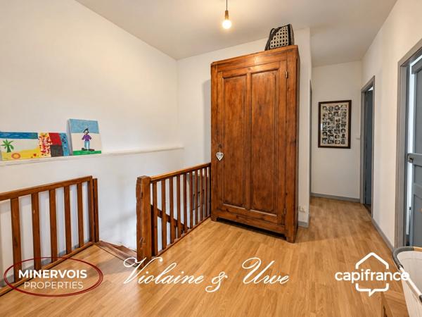 AZILLE – MAISON DE 184 M² AU MILIEU DES VIGNES AVEC PISCINE ET PANNEAUX SOLAIRES