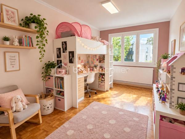 Découvrez ce superbe appartement six pièces de 104,50 m ², situé au premier étage avec ascenseur dans une résidence de 1968, idéalement placé dans le quartier de La Jomayère à Saint-Étienne. Spacieux et lumineux, il se compose de quatre chambres, d’une cuisine et d’un séjour, offrant de très beaux volumes pour accueillir confortablement toute la famille. Vous profiterez également d’un joli balcon avec vue sur le terrain arboré de la résidence, parfait pour vos moments de détente dans un cadre verdoyant. Côté confort, vous bénéficierez de fenêtres en double vitrage, d’un chauffage central collectif au gaz avec radiateurs en fonte, ainsi que d’un garage individuel.Les charges comprennent notamment le chauffage, l’eau chaude et l’entretien de l’immeuble. Vous apprécierez également la proximité des écoles primaires, collèges et lycées, ainsi que des commodités. Visites possibles 7 jours sur 7. La visite virtuelle est disponible sur mon site AlexandreSerreBSKImmobilier. Pour tout renseignement complémentaire ou pour organiser une visite, n’hésitez pas à me contacter.