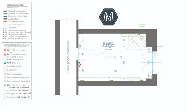 75018 - Jules Joffrin - Studio/Service splendide vue Basilique Sacré-Cœur