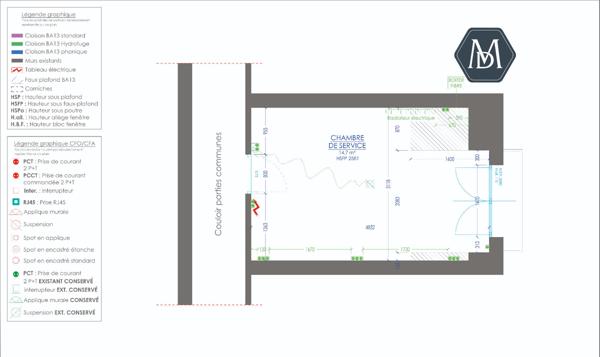 75018 - Jules Joffrin - Studio/Service splendide vue Basilique Sacré-Cœur