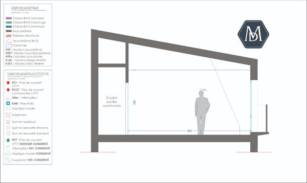 75018 - Jules Joffrin - Studio/Service splendide vue Basilique Sacré-Cœur