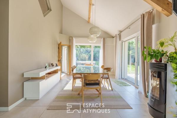 Maison d’architecte rénovée et son jardin aux portes de Nancy