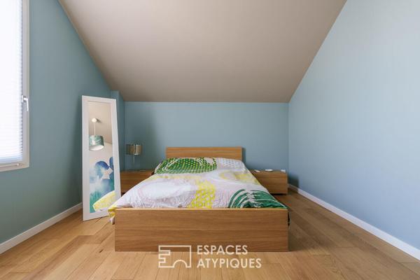 Maison d’architecte rénovée et son jardin aux portes de Nancy