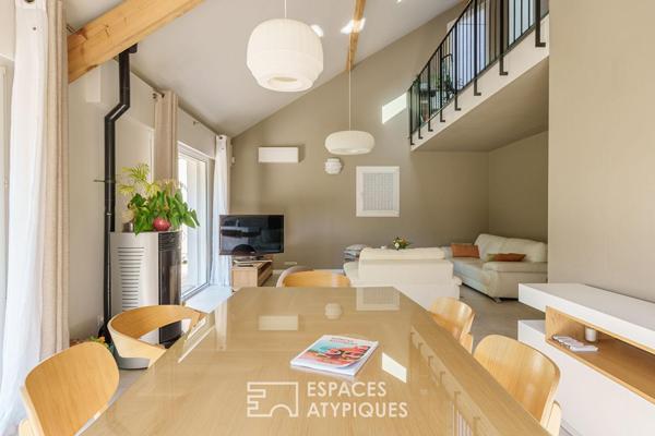 Maison d’architecte rénovée et son jardin aux portes de Nancy