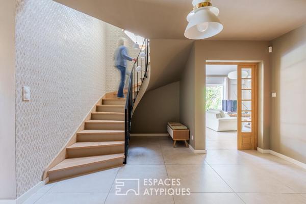 Maison d’architecte rénovée et son jardin aux portes de Nancy