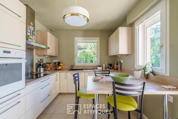 Maison d’architecte rénovée et son jardin aux portes de Nancy