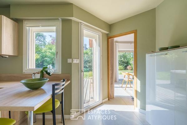 Maison d’architecte rénovée et son jardin aux portes de Nancy