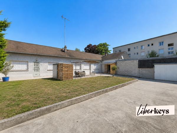 Maison de plain-pied 4 chambres avec grand garage – Orléans (45000)
