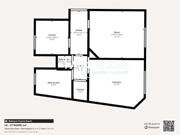 Appartement 2P // 46.5m² - ST Mandé - Idéal profession libérale