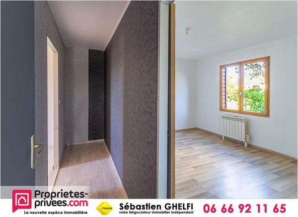 belle maison de plain-pied avec grande salle de vie de 60m²-3 chambres