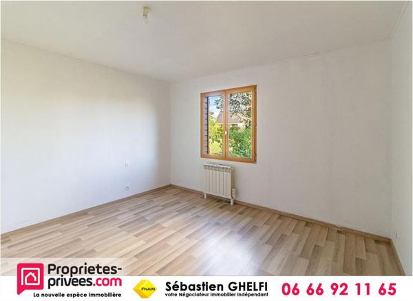 belle maison de plain-pied avec grande salle de vie de 60m²-3 chambres