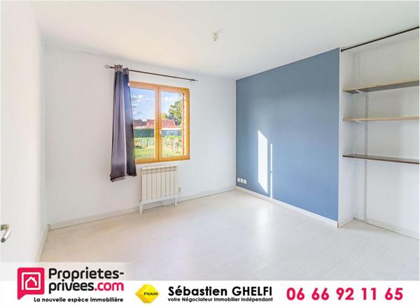 belle maison de plain-pied avec grande salle de vie de 60m²-3 chambres