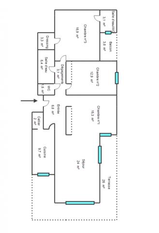Appartement à vendre 4 pièces 104 m² Mandelieu-la-Napoule