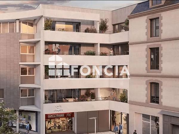 À vendre Appartement 3 pièces 64 m² - Saint-brieuc 22000