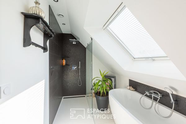 Maison rénovée avec vue sur la baie