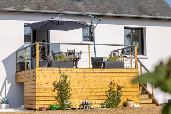 Maison rénovée avec vue sur la baie