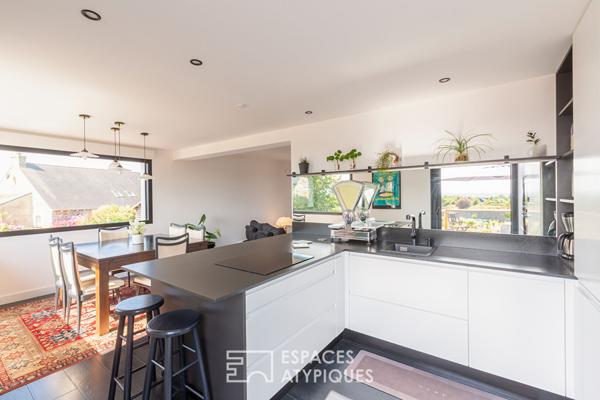 Maison rénovée avec vue sur la baie