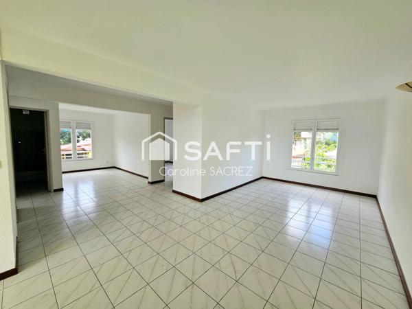 Appartement T3 traversant – Vue mer dégagée – Toloman, Fort-de-France